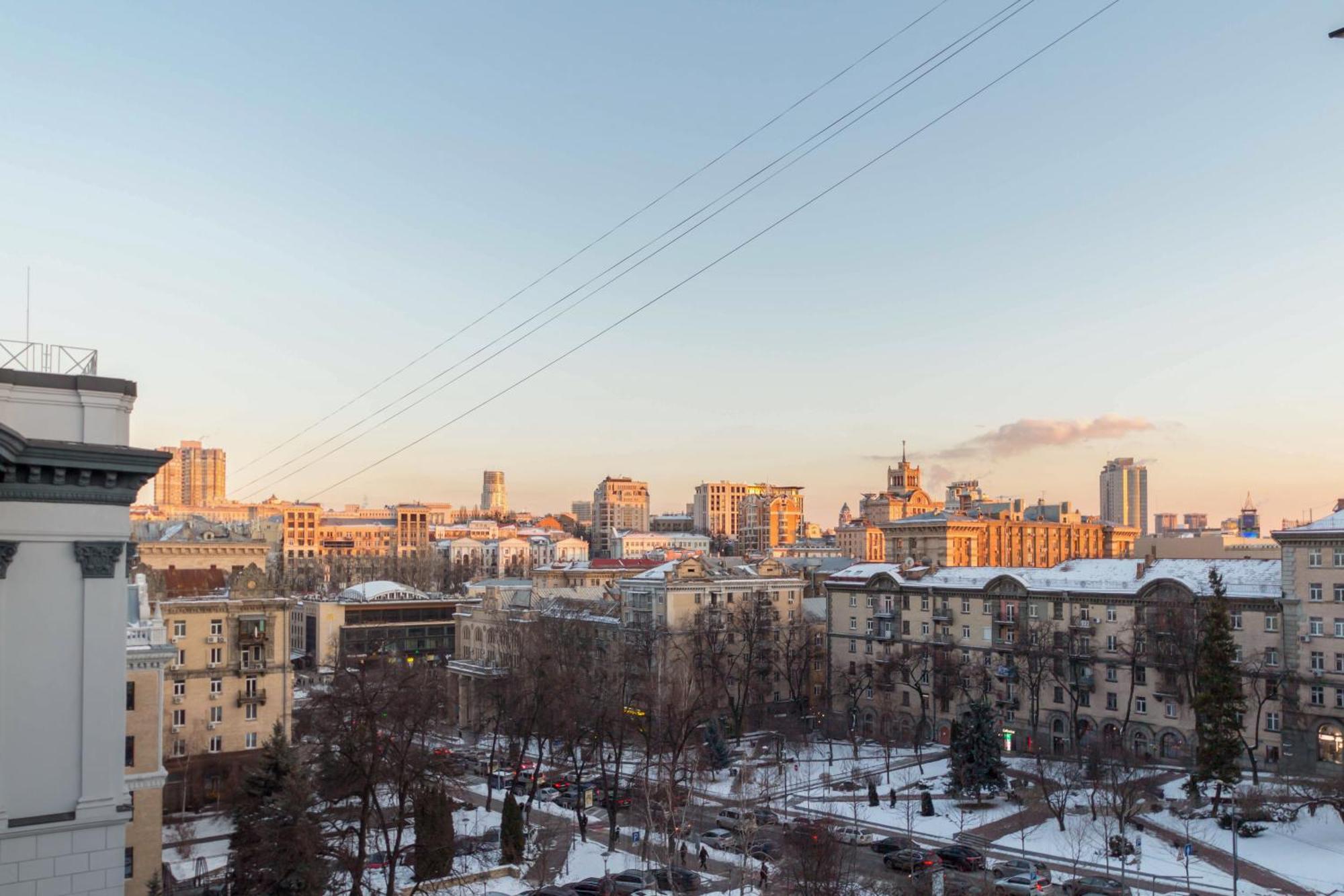 Central Apartments Maidan Area Kyiv Exterior foto
